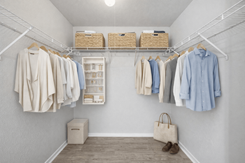 Walk-in closets*